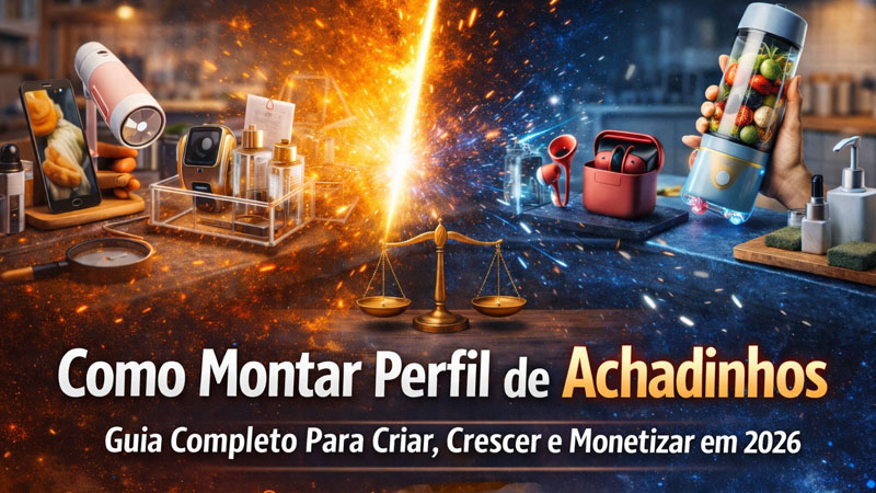Como Montar Perfil de Achadinhos Guia Completo para Criar Crescer e Monetizar em 2026