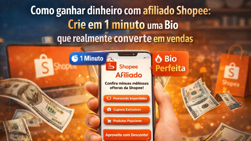 Como ganhar dinheiro com afiliado Shopee